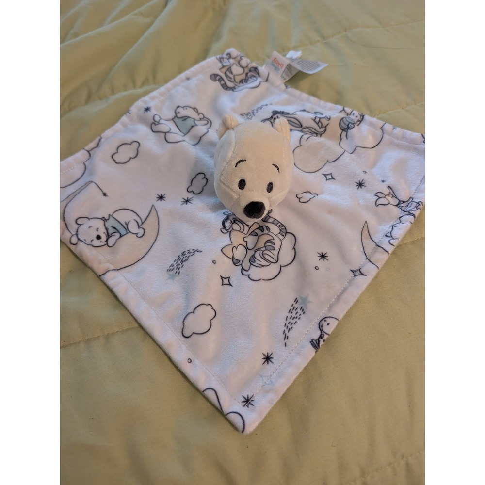 DISNEY BABY Winnie the Pooh Security Blanket Soft Plush Lovey 14x14